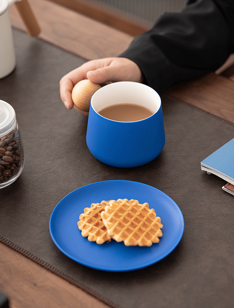 Ceramic Mug & Saucer Set