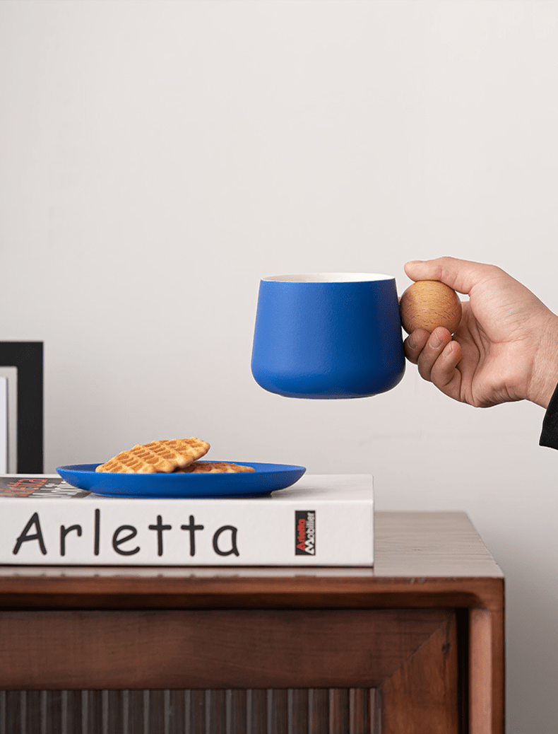 Ceramic Mug & Saucer Set