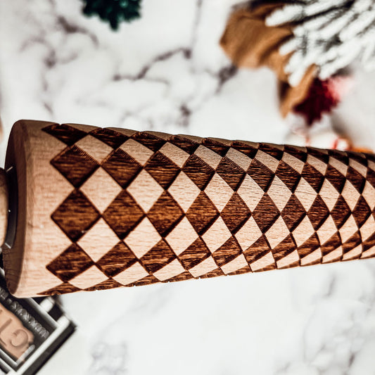 Courtly Check Rolling Pin - The Ultimate Holiday Baking Treat! - The Gift Shop