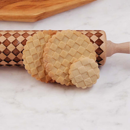 Courtly Check Rolling Pin - The Ultimate Holiday Baking Treat! - The Gift Shop