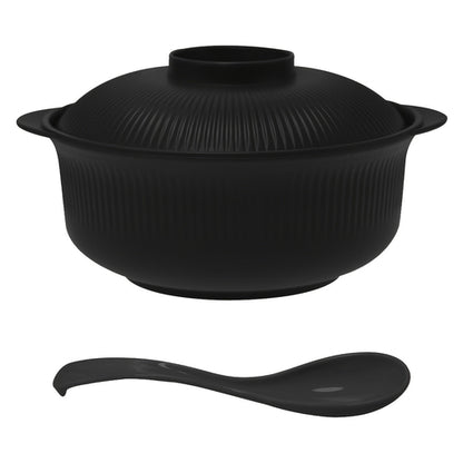Japanese Style Casserole Bowl Set with Lid and Spoon - The Gift Shop