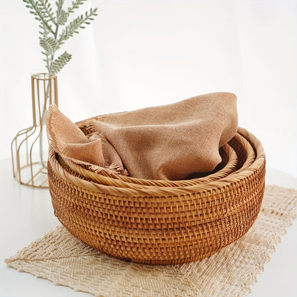 Handwoven Rattan Decorative Woven Baskets Set - The Gift Shop