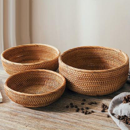 Handwoven Rattan Decorative Woven Baskets Set - The Gift Shop