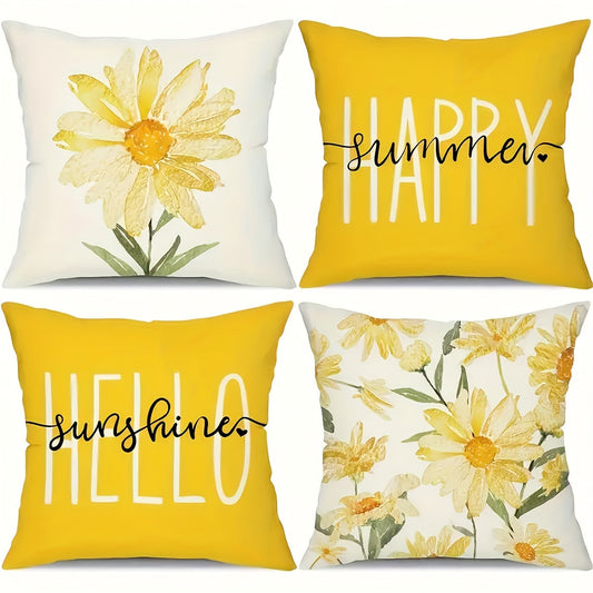 Spring & Summer Pillow Cover Set – Bright, Bold & Insta-Worthy! 🌼✨ - The Gift Shop