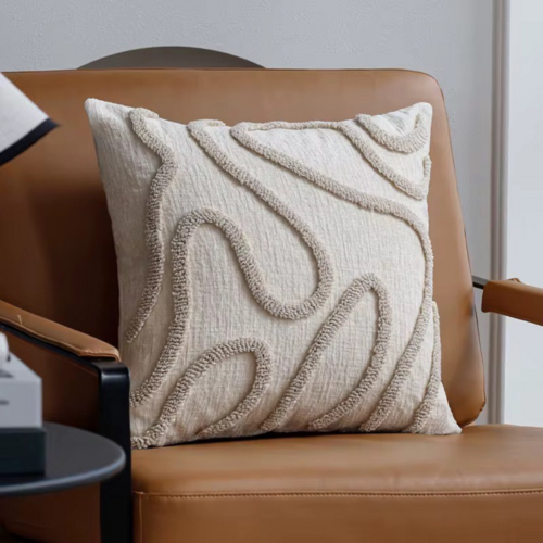 Modern Eclectic Throw Pillow Cover, 18x18 inch - The Gift Shop