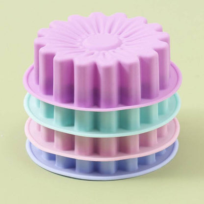 2pcs Silicone Sunflower Cake Mold High Temperature Resistant Baking - The Gift Shop