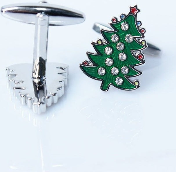 Christmas Tree Cufflinks – Thoughtful Gift from The Gift Shop UAE