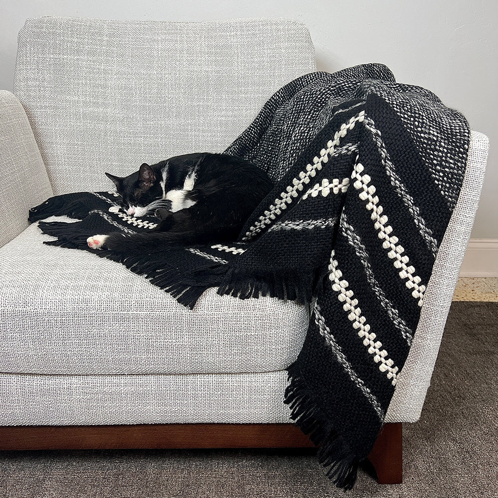 Handmade Chunky Cuzco Alpaca Throw