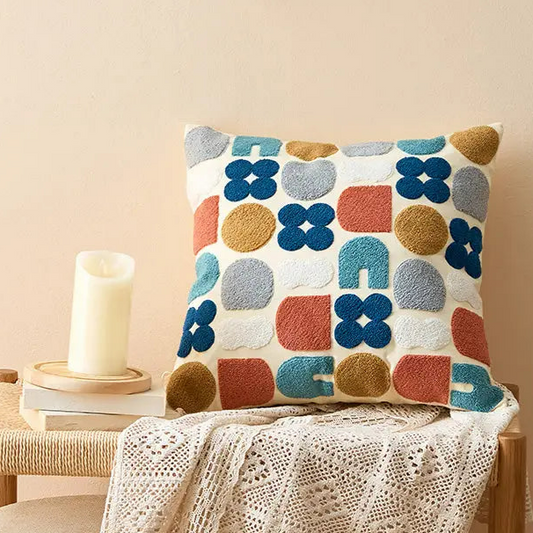 Boho Tufted Throw Pillow Case - The Gift Shop