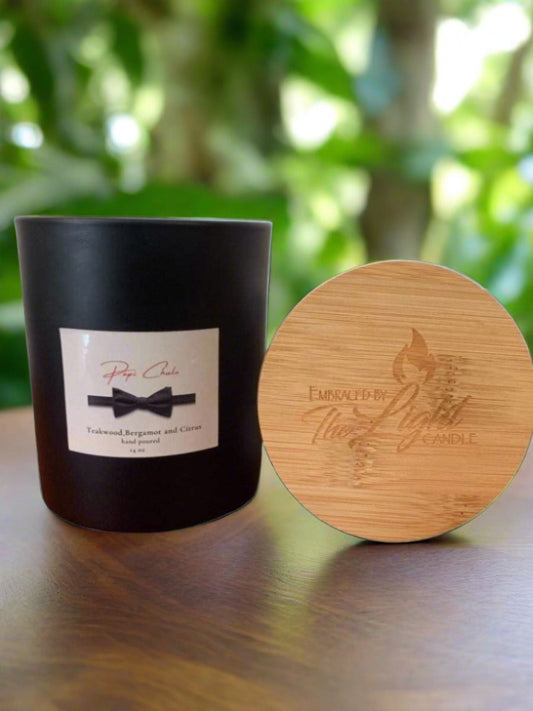 Papi Chulo 14 oz Soy Candle – Elegance Meets Invigoration - The Gift Shop