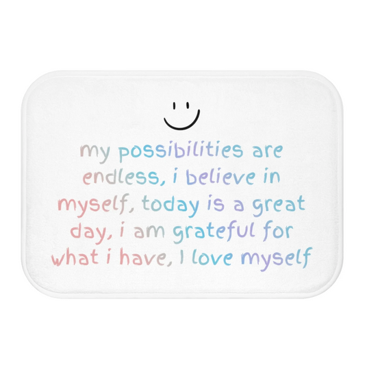 Positive Affirmation Bath Mat - The Gift Shop