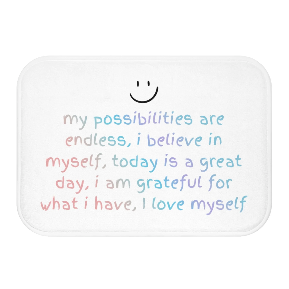 Affirmation Bath Mat - The Gift Shop
