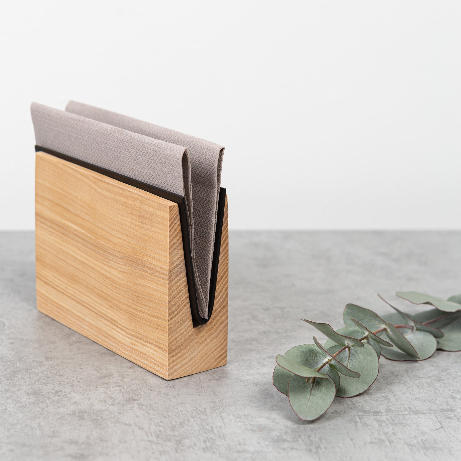 Modern Wooden & Metal Napkin Holder – Minimalist & Versatile - The Gift Shop