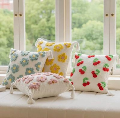 Spring Throw Pillow Cover - The Gift Shop