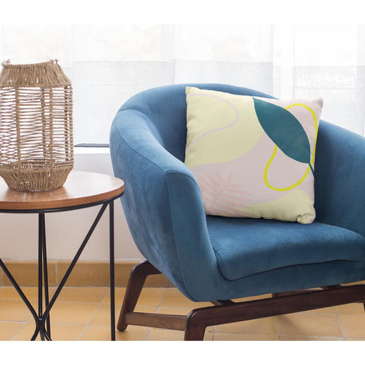 Summary Green Leaf Square Pillow - The Gift Shop