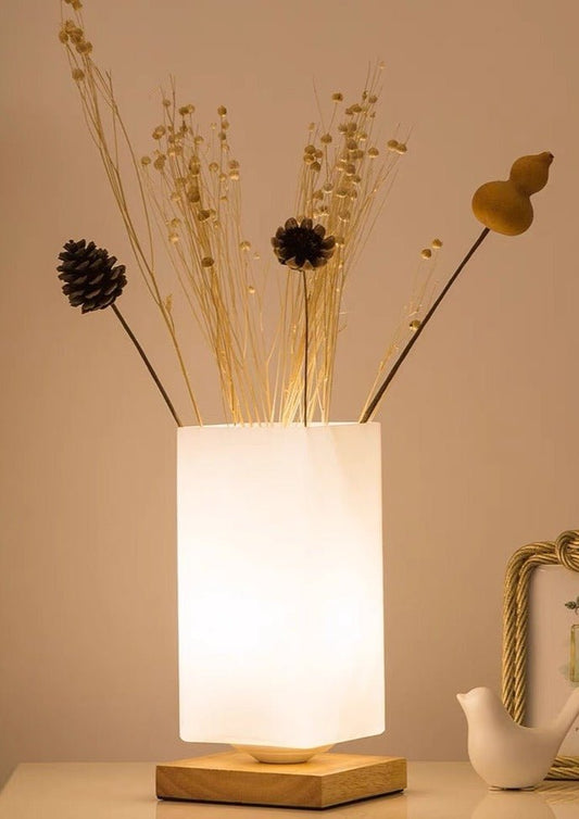 Dimmable Flower Vase Table Lamp