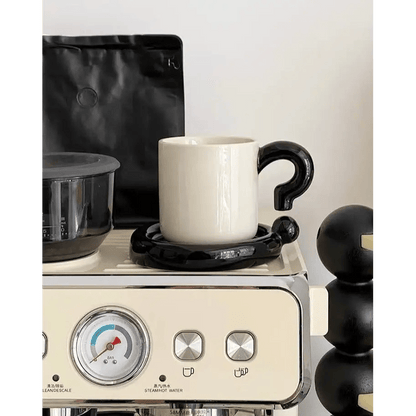 !? Emoji Ceramic Mug & Saucer Set – Thoughtful Gift from The Gift Shop UAE