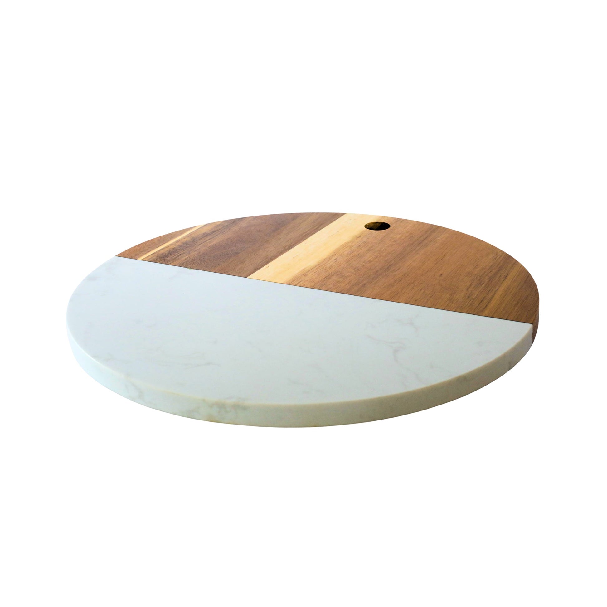Marble & Acacia Wood Handcrafted Serving & Cutting Board - The Gift Shop