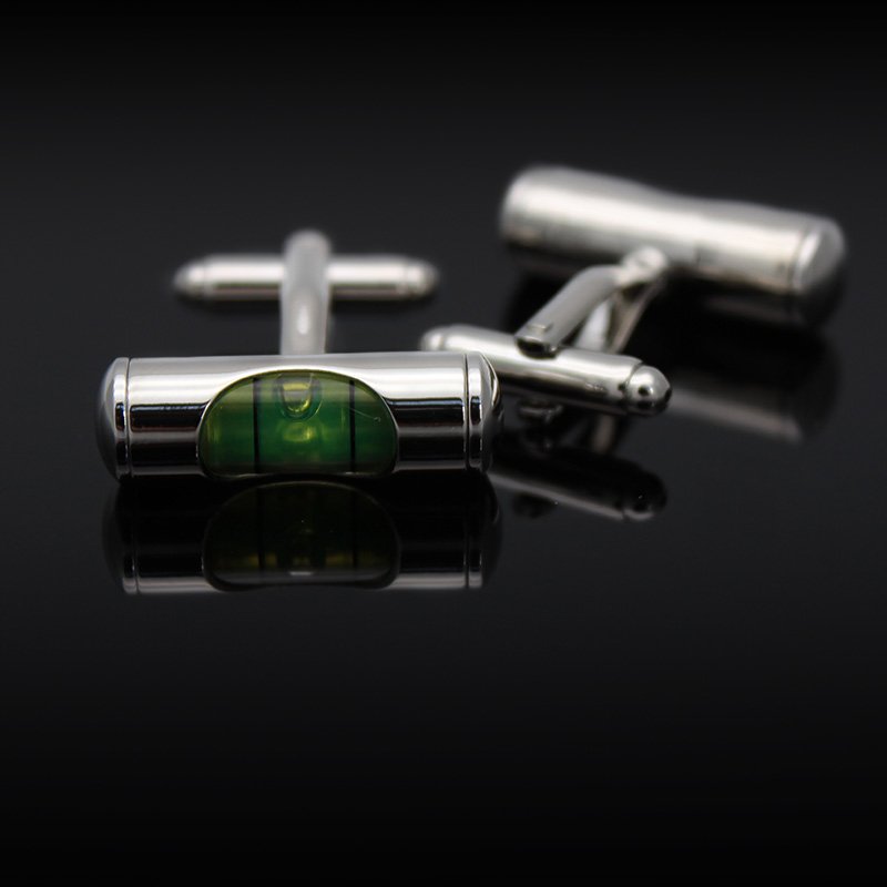 Bubble Level Cufflinks - The Gift Shop