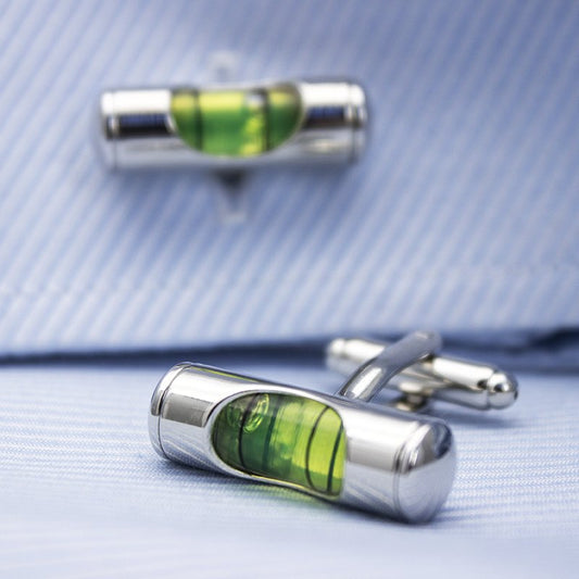 Bubble Level Cufflinks - The Gift Shop