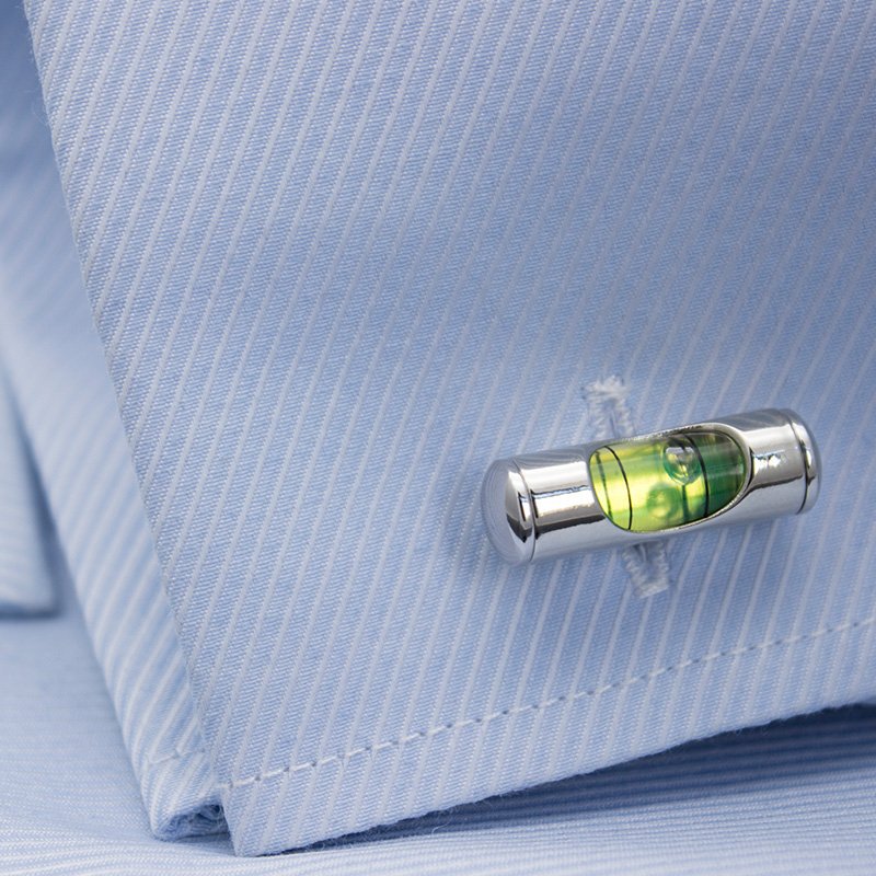 Bubble Level Cufflinks - The Gift Shop
