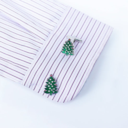 Christmas Tree Cufflinks - The Gift Shop