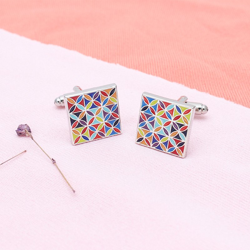 Enamel Art Cufflinks - The Gift Shop