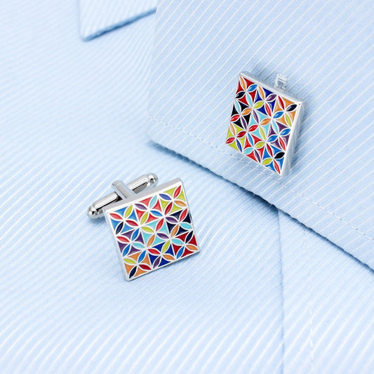 Enamel Art Cufflinks - The Gift Shop