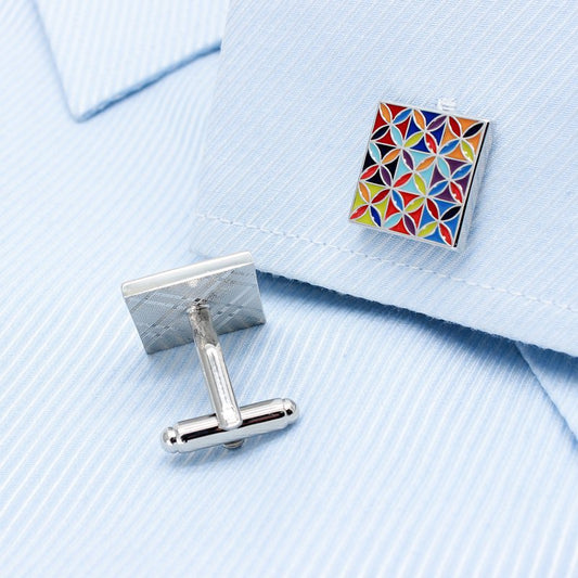 Enamel Art Cufflinks - The Gift Shop