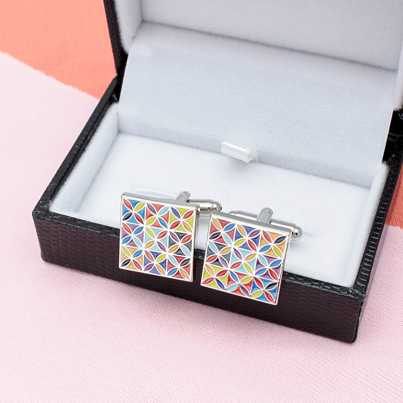 Enamel Art Cufflinks - The Gift Shop