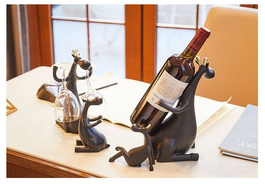 Deer Wine Rack - The Gift Shop