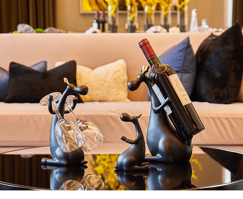 Deer Wine Rack - The Gift Shop