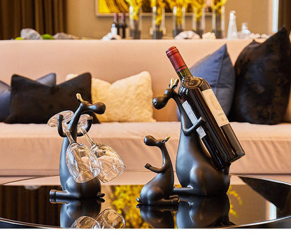 Deer Wine Rack - The Gift Shop