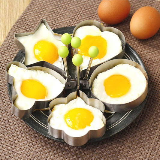 Stainless Steel Egg Mold (5 pieces) - The Gift Shop
