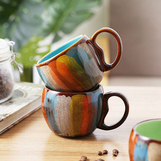 Idyllic Ceramic Mug | Rustic-Inspired Coffee and Tea Mugs - The Gift Shop