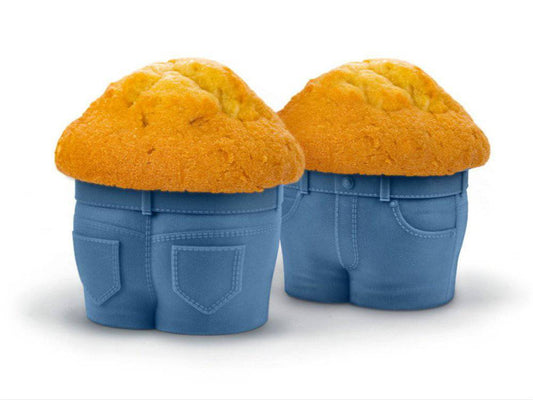 Muffin Tops Baking Cups – Fun & Functional Silicone Molds - Set of 4 - The Gift Shop