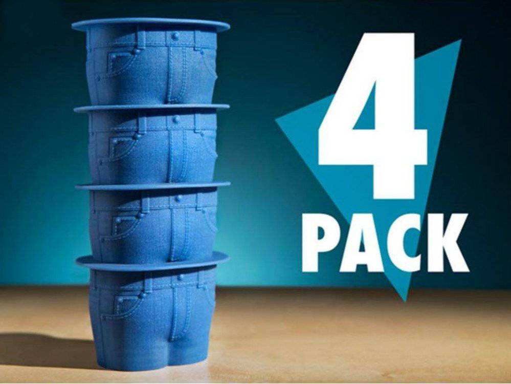 Muffin Tops Baking Cups – Fun & Functional Silicone Molds - Set of 4 - The Gift Shop