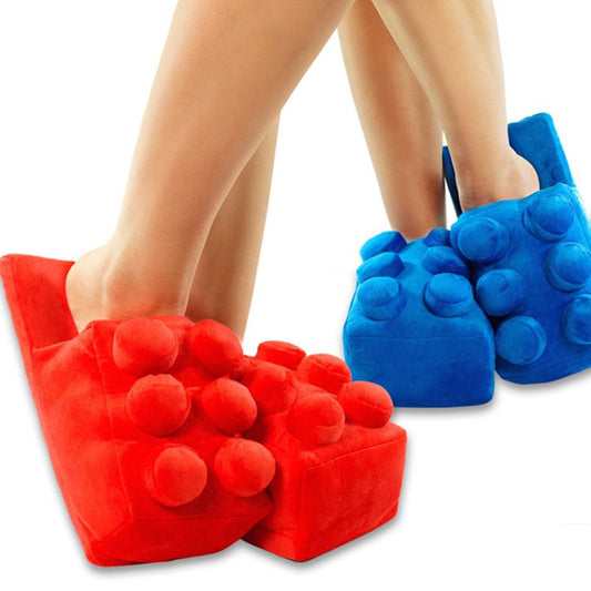 LEGO Building Brick Slippers - The Gift Shop