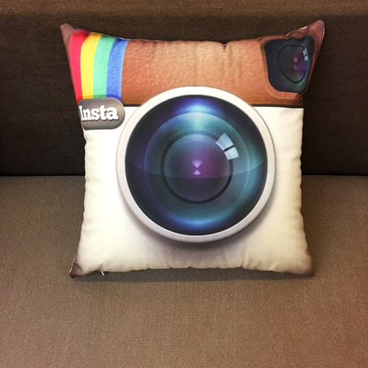 Social Logo Pillow - The Gift Shop