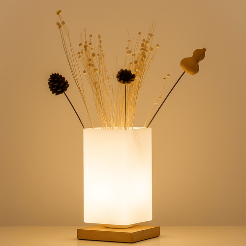 Glass Vase Table Lamp