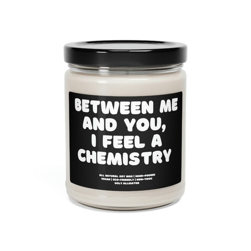 Between Me and You I feel A Chemistry Soy Candle, 9oz - The Gift Shop