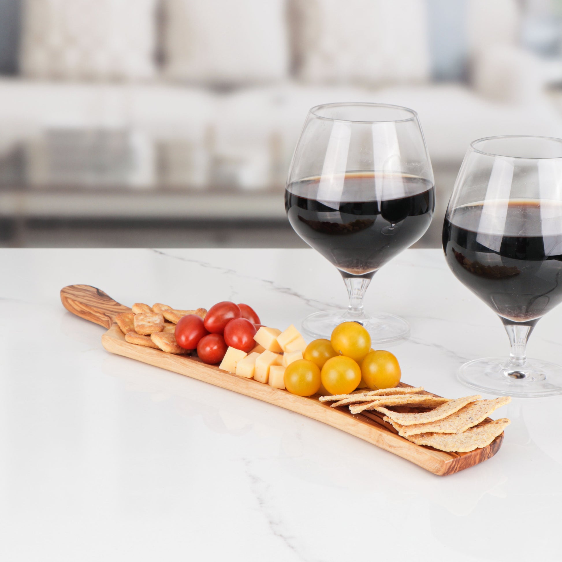 Handcrafted Olive Wood Charcuterie Dish - The Gift Shop