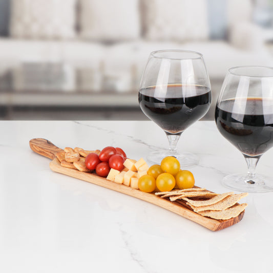 Handcrafted Olive Wood Charcuterie Dish - The Gift Shop