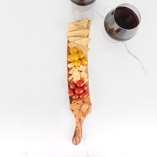Handcrafted Olive Wood Charcuterie Dish - The Gift Shop