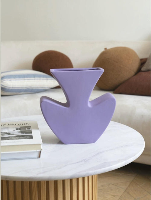 Handmade Memphis Geometric Ceramic Vase – Thoughtful Gift from The Gift Shop UAE
