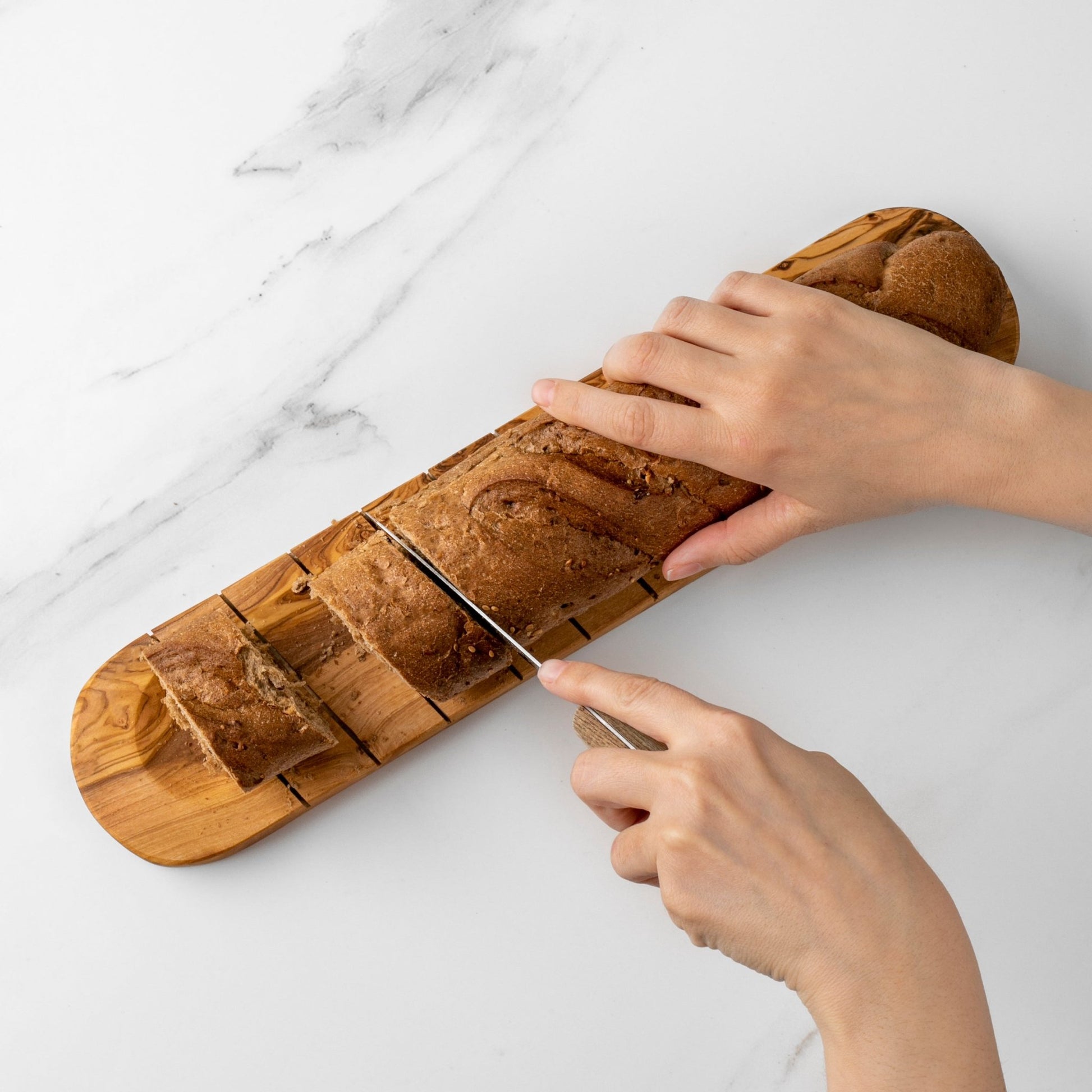 Handmade Olive Wood Bread Board – Thoughtful Gift from The Gift Shop UAE