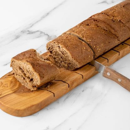 Handmade Olive Wood Bread Board - The Gift Shop