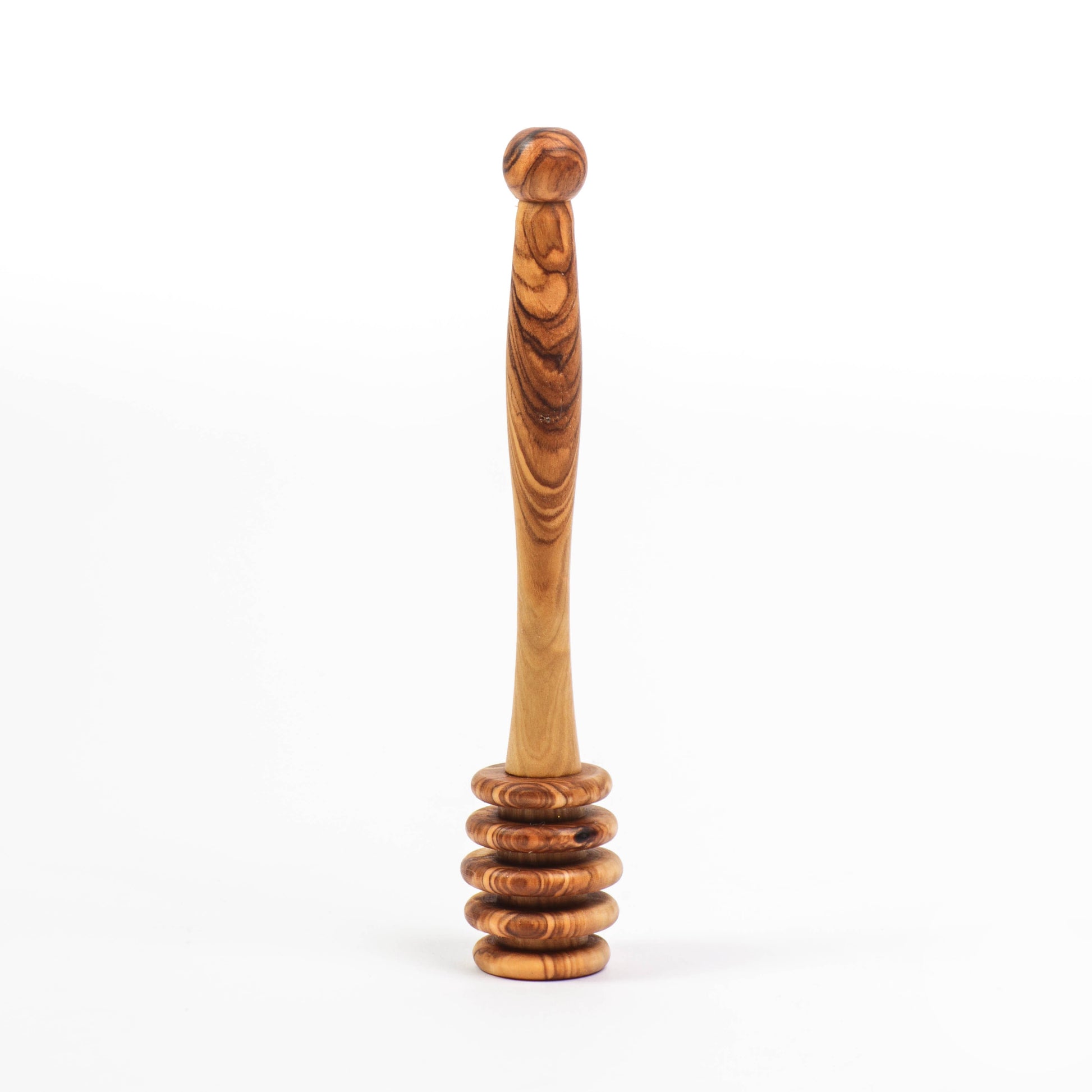 Handmade Olive Wood Honey Dipper - The Gift Shop