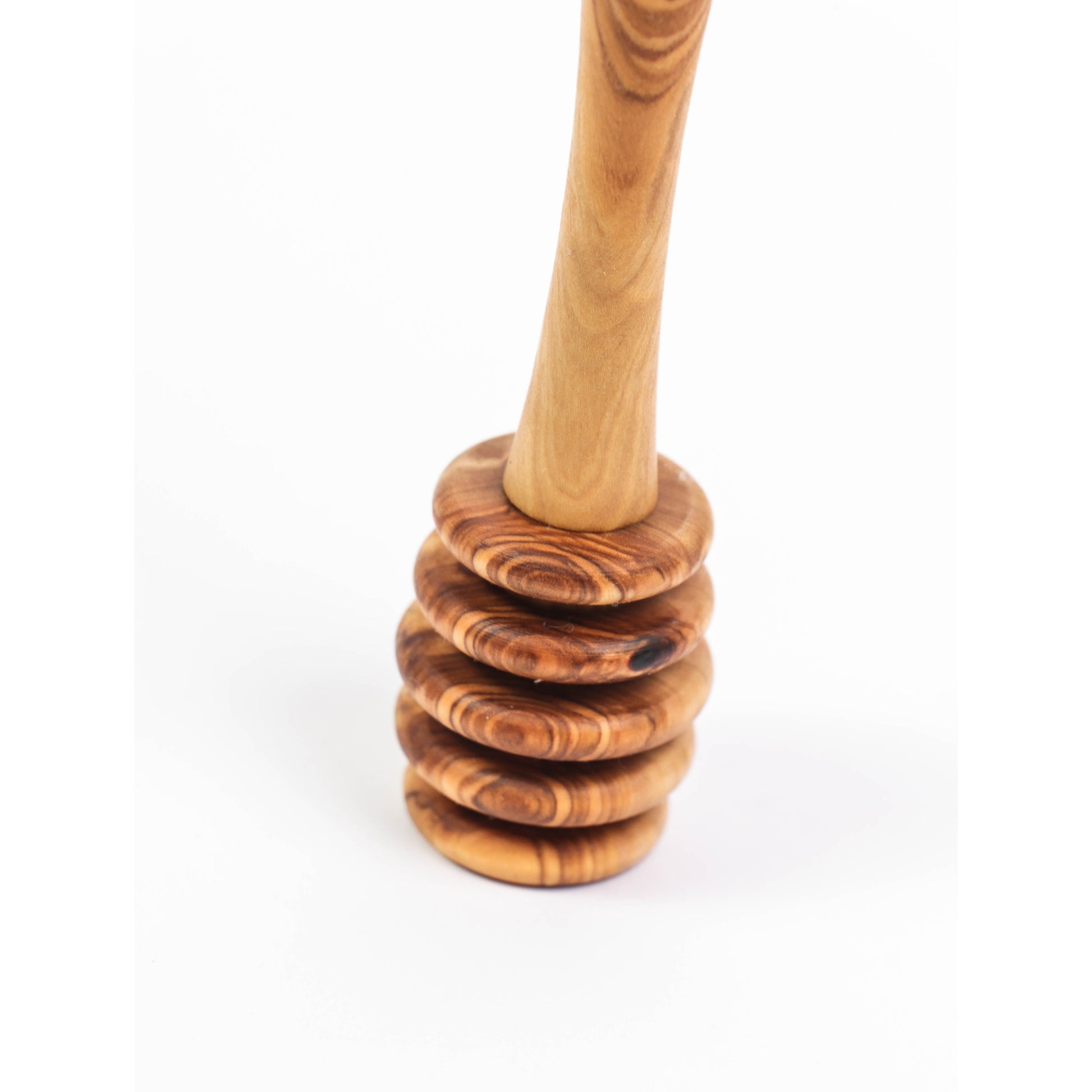 Handmade Olive Wood Honey Dipper - The Gift Shop