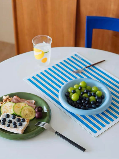 Dopamine Stripe Placemat Set Of 4 - The Gift Shop